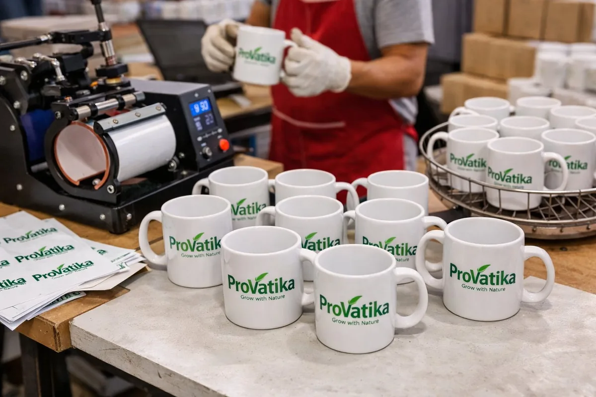 Live Mug Printing Corporate Events Branded Merchandise India